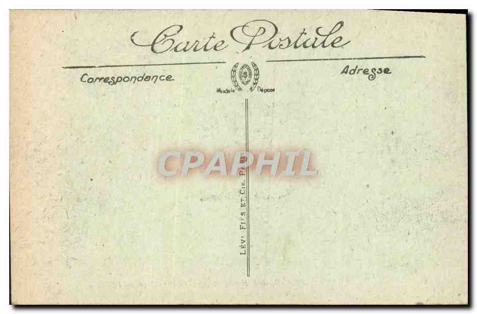 CPA Le Touquet Paris Plage L'Hermitage Automobile — Rückseite