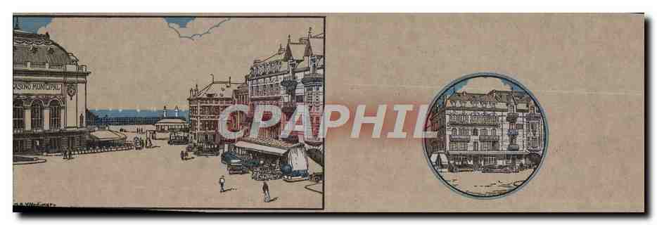 Carte depliante Trouville Hotel de la Plage  — Back