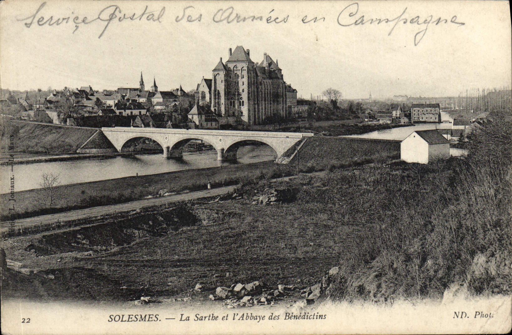 Solesmes — La Sarthe et l'Abbaye des Bénédictins — ND. Phot. — n°22