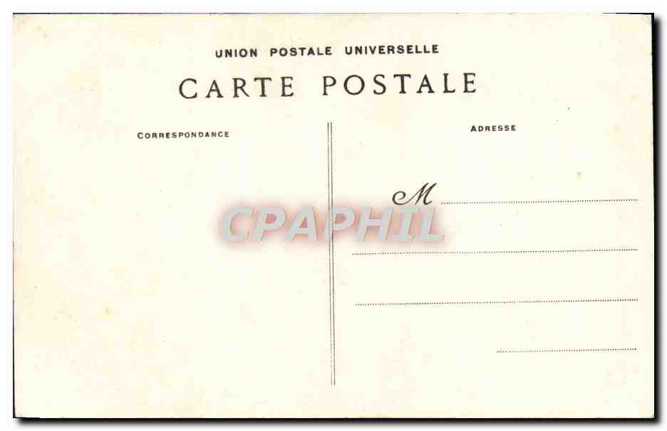 CPA La Veuve de l'lle de Sein Folklore Femme — Verso