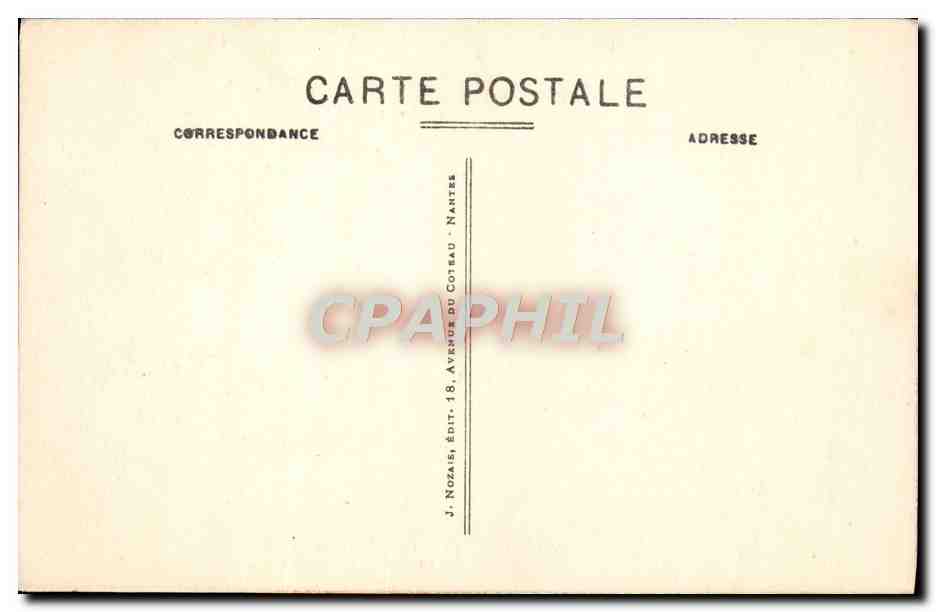 CPA St Jean de Monts Le Chalet oriental dans les Pins  — Verso