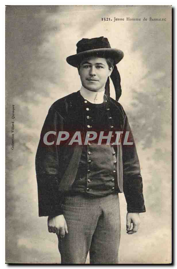 CPA Jeune homme de Bannalec Folklore