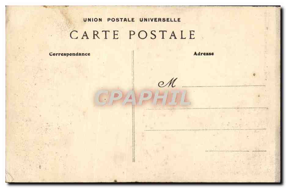 CPA Jeune homme de Bannalec Folklore — Verso