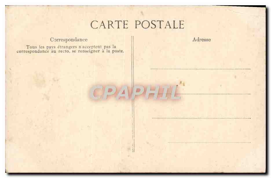 CPA Costumes Bretons Jeune fille de Roscoff et de Saint Pol de Leon Folklore — Verso
