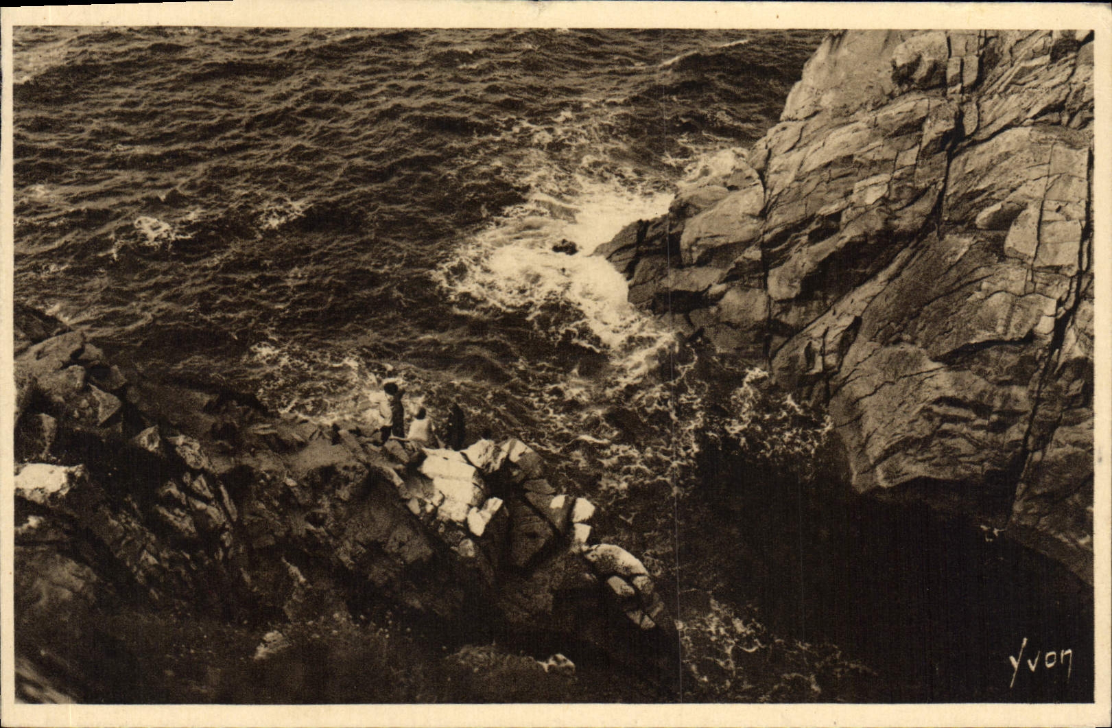 CPA Pointe du Raz de Sein L'Enfer de Plogoff 