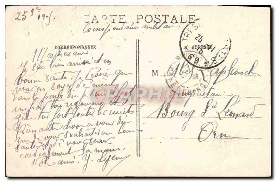 VERT-LA-GRAVELLE (Meuse) — Après le passage des combattants — J. Courcier, 8, rue Simon, Paris — Reverso
