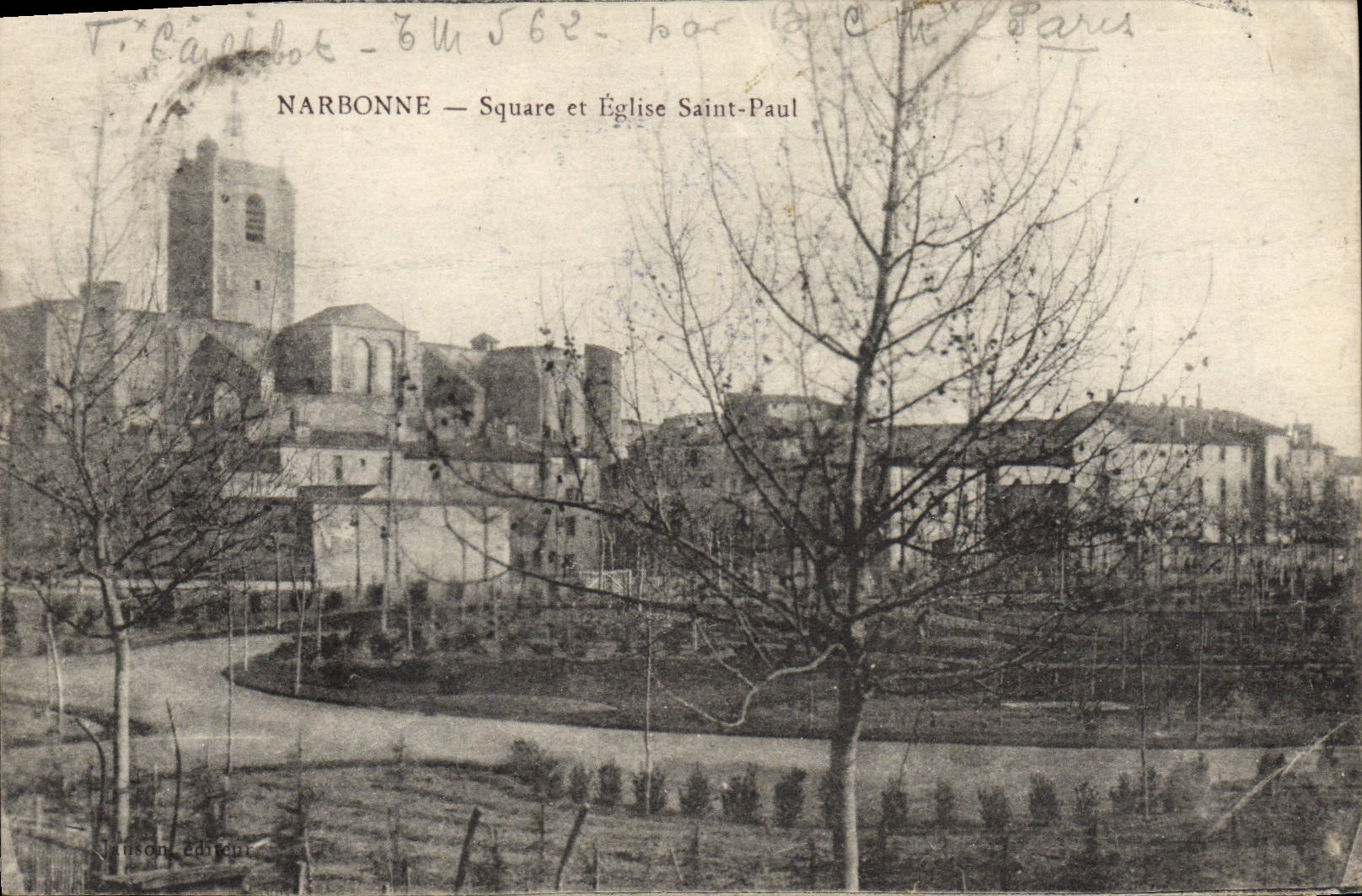 NARBONNE — Square et Église Saint-Paul — Janson éditeur