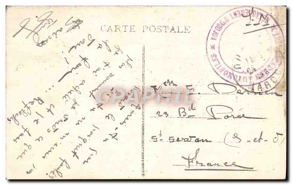 Jeune Femme Marocaine — Rabat — Yve Ph. Schmidt, n°400 — Rückseite