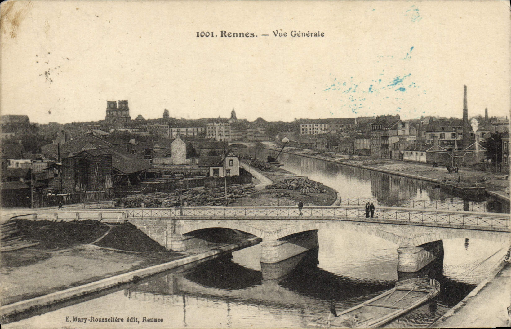 Rennes — Vue Générale — E. Mary-Rousselière édit, Rennes