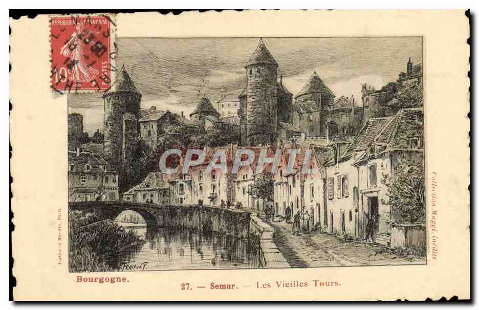 Semur — Les Vieilles Tours — Éditeur de Marolles, Paris, n°27