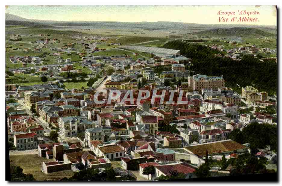 CPA Vue d'Athenes 