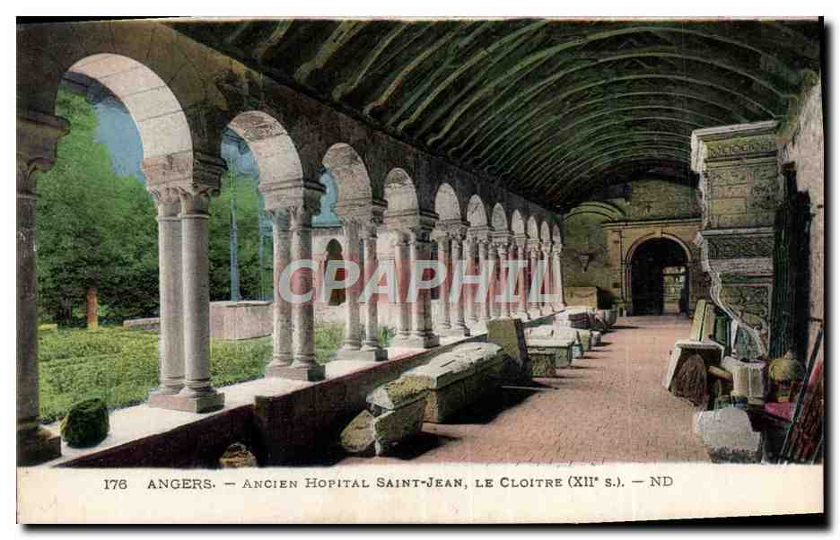 CPA Angers Ancien Hopital Saint Jean Le Cloitre 