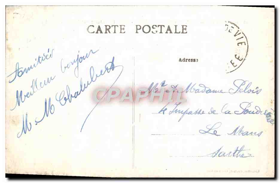 CPA St Gilles Croix de Vie Les Jetees Bateaux Daguin La corniche Vendeenne  — Rückseite