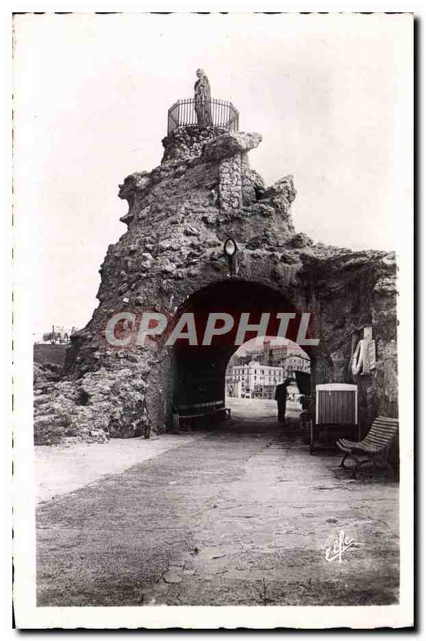 CPM Biarritz Le Rocher de la Vierge 