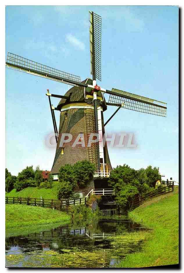 Moulin à vent de Leidschendam — Holland — éditeur CPAPHIL, n° de série 649