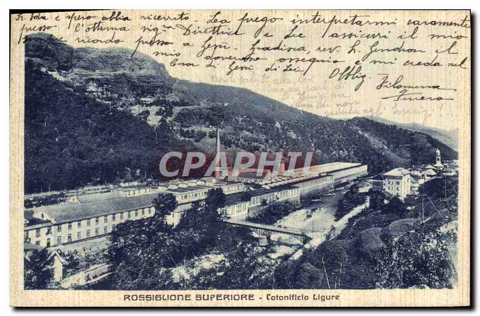 CPA Rossiglione Superiore Cotanificia Ligure