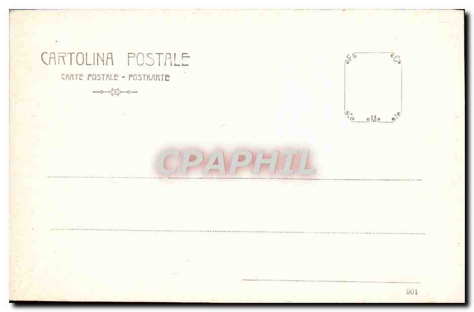CPA Como Palazzo del Broletto e l'antica Tore — Rückseite