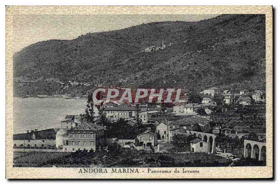 CPA Andora Marina Panorama Da Levante