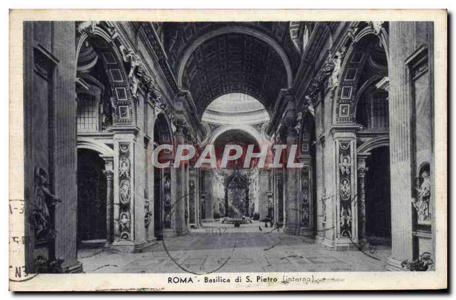 CPA Roma Basilica di s Pietro