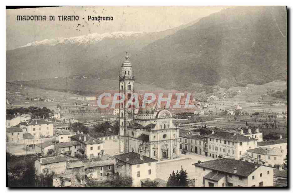 CPA Madonna Di Tirano Panorama
