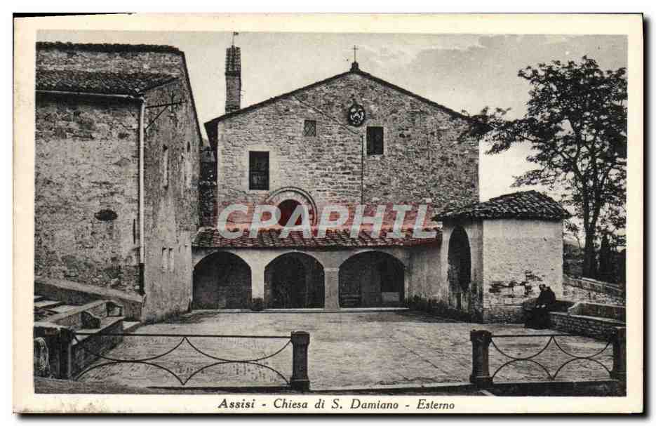 CPA Assisi Chiesa di s Damiano Esterno