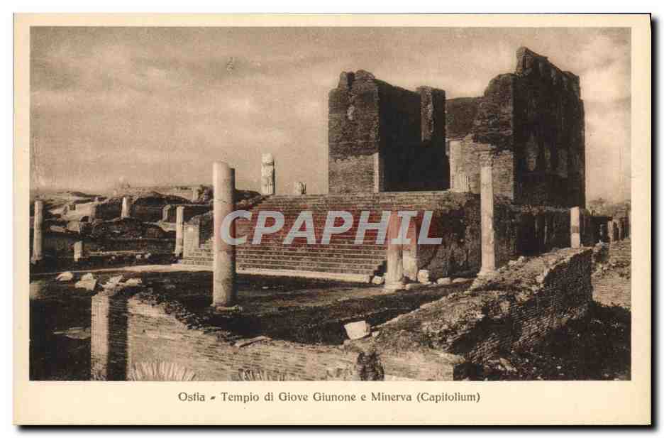 CPA Ostia Tempio Di Giove Giunone Minerva Capitolium