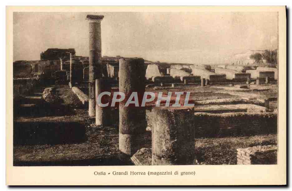CPA Ostia Grandi Horrea magazzini di grano
