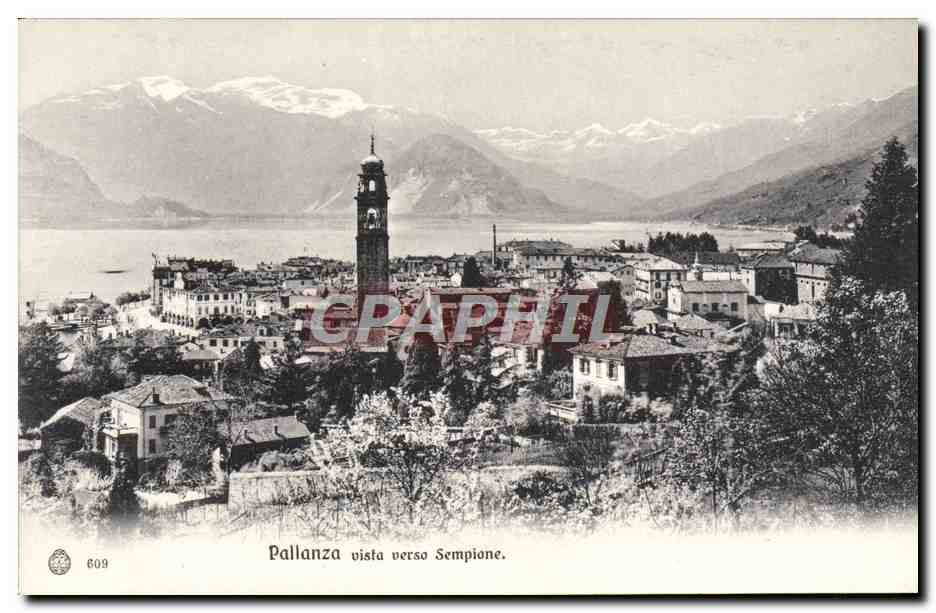 CPA Pallanza Vista Verso Sempione