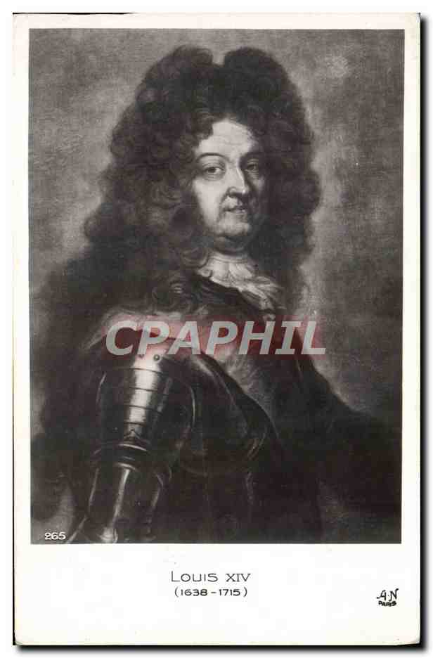 Louis XIV — portrait en armure — AN Paris, n° 265