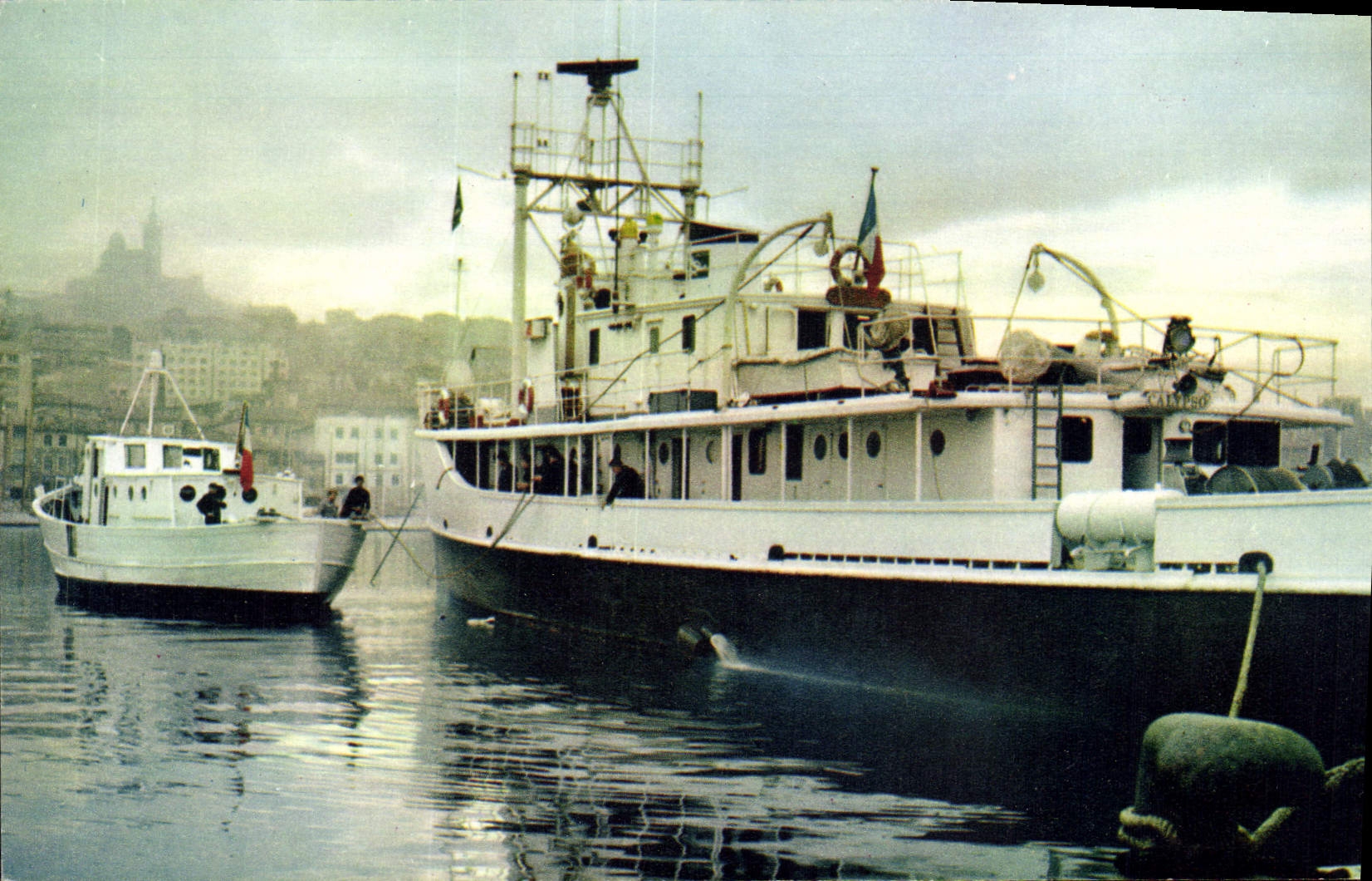 CPM La Calypso Cousteau Espadon Chalutier Bateau Oceanographie