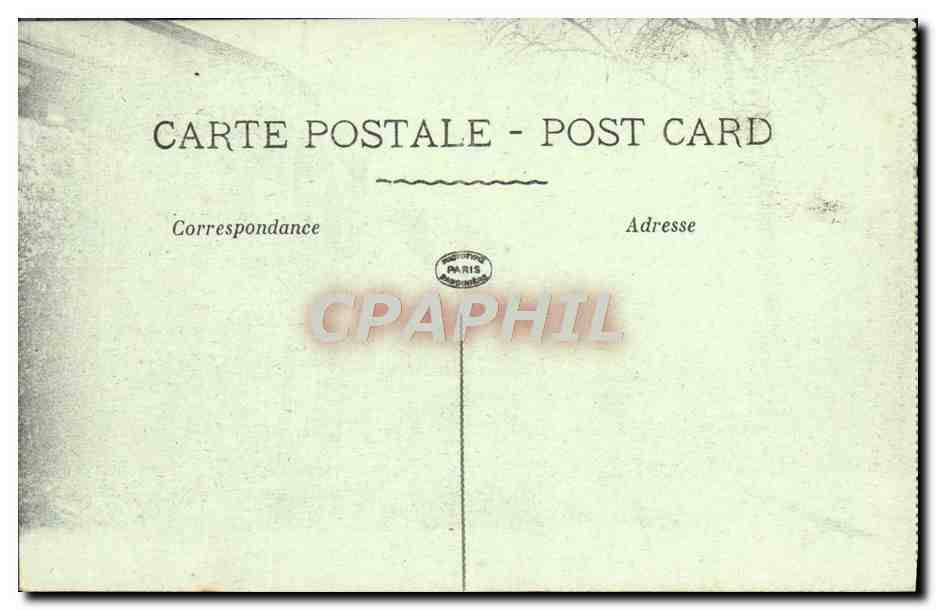 CPA Laon L'Eglise St Martin Trouee Par Un Obus Militaria — Rückseite