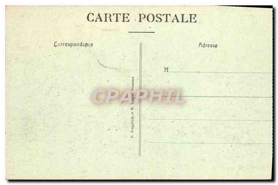 CPA Chemin Des Dames Pargny Militaria — Back