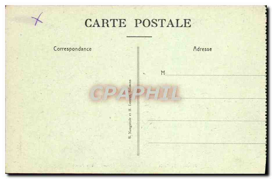 CPA Pinon La Foret Militaria — Rückseite