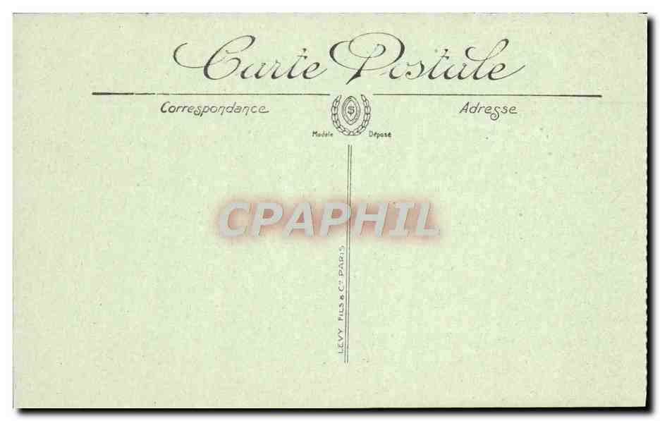 La Panne — Effekt eines 75 auf das Haus eines Spions — Visé Paris n°349 — Rückseite