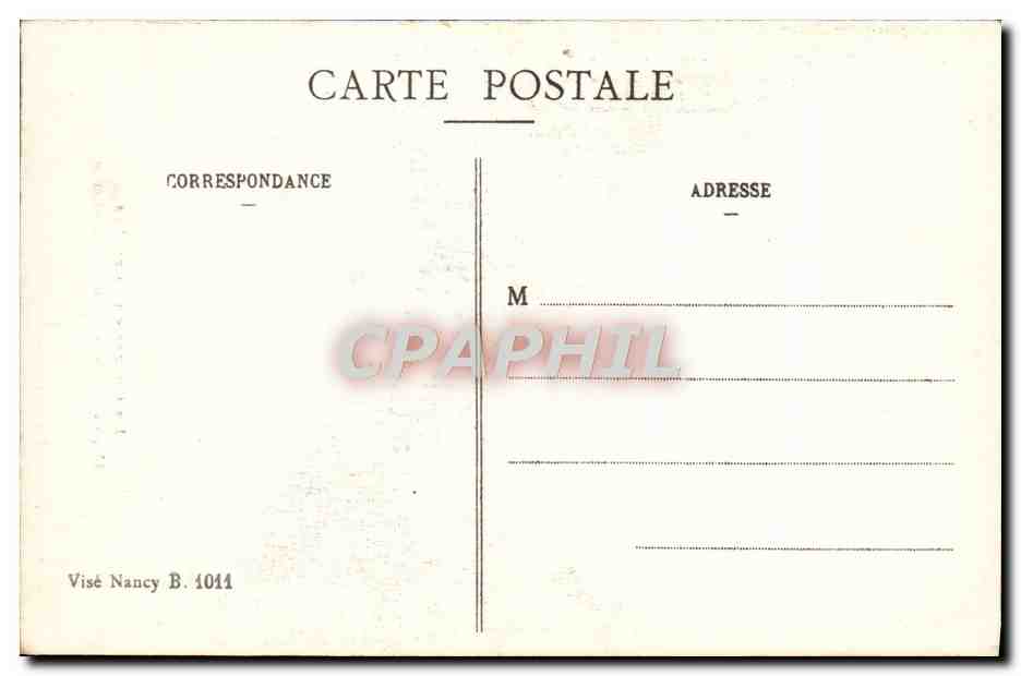 CPA Militaria La Guerre en Lorraine Limey apres le bombardement — Back