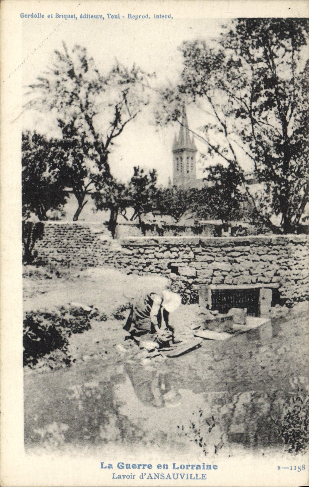 CPA Militaria La Guerre En Lorraine Lavoire D'Ansauville