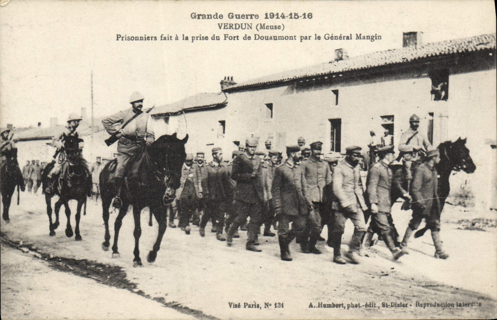 Prisonniers fait à la prise du Fort de Douaumont — Verdun (Meuse) — Visé Paris, N° 131