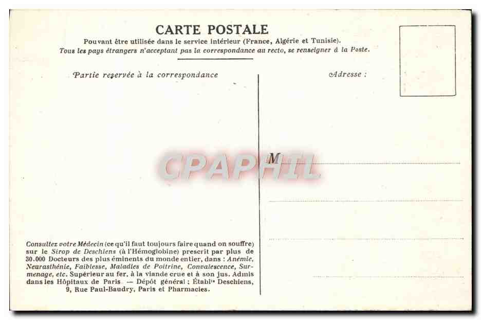CPA Militaria Saint Quentin La Collegiale — Rückseite