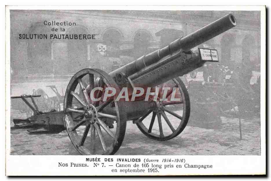 CPA Militaria Musee Des Invalides Canon de 105