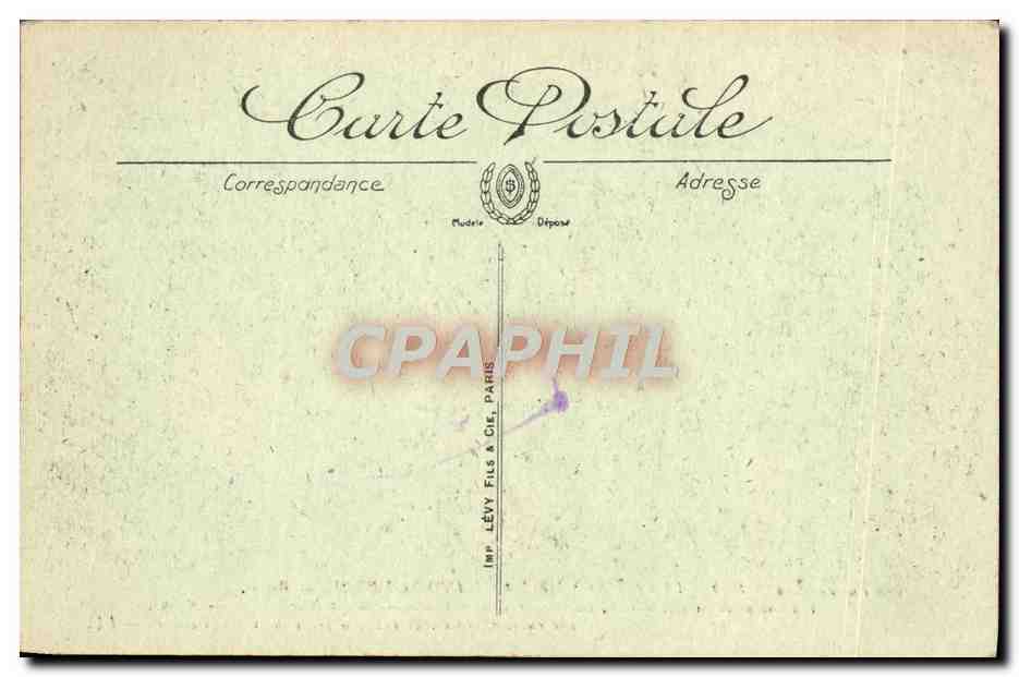 CPA Les Ruines De La Grande Guerre Reims Les ruines de la cathedrale vues de la tour Chanzy Militaria — Rückseite