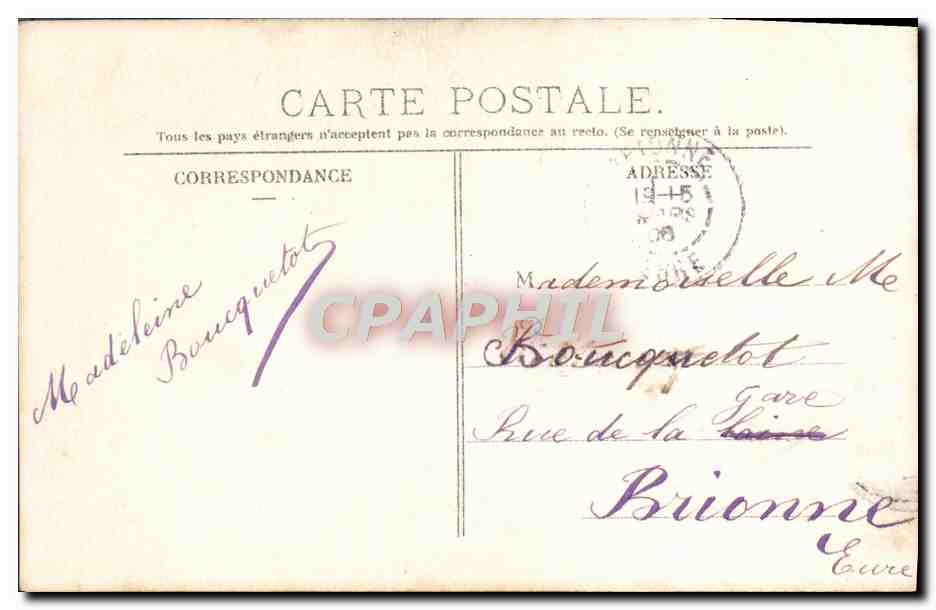 CPA Fantaisie Enfants Le Petit Journal — Verso