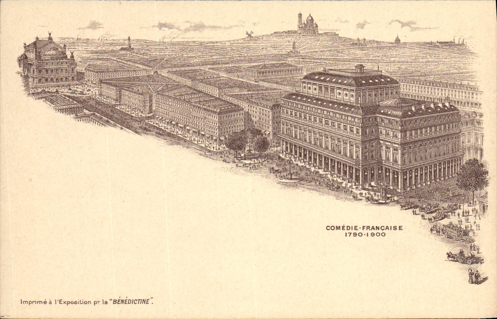 CPA Comedie Francaise 1790 1900 Benedictine Paris 