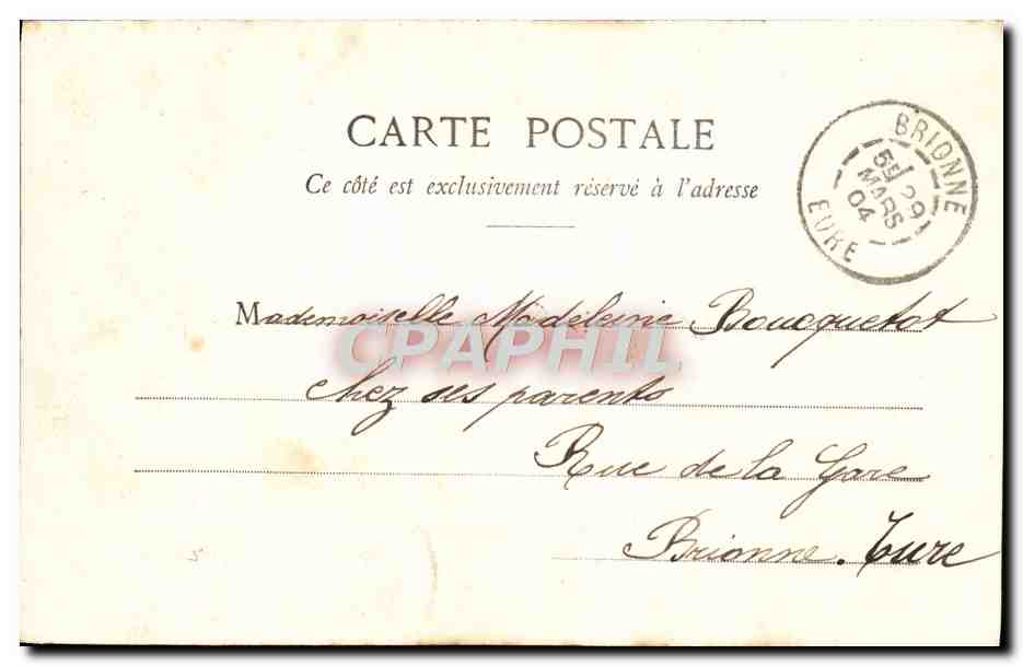 CPA Fantaisie Enfant La Petite Mendiante — Rückseite