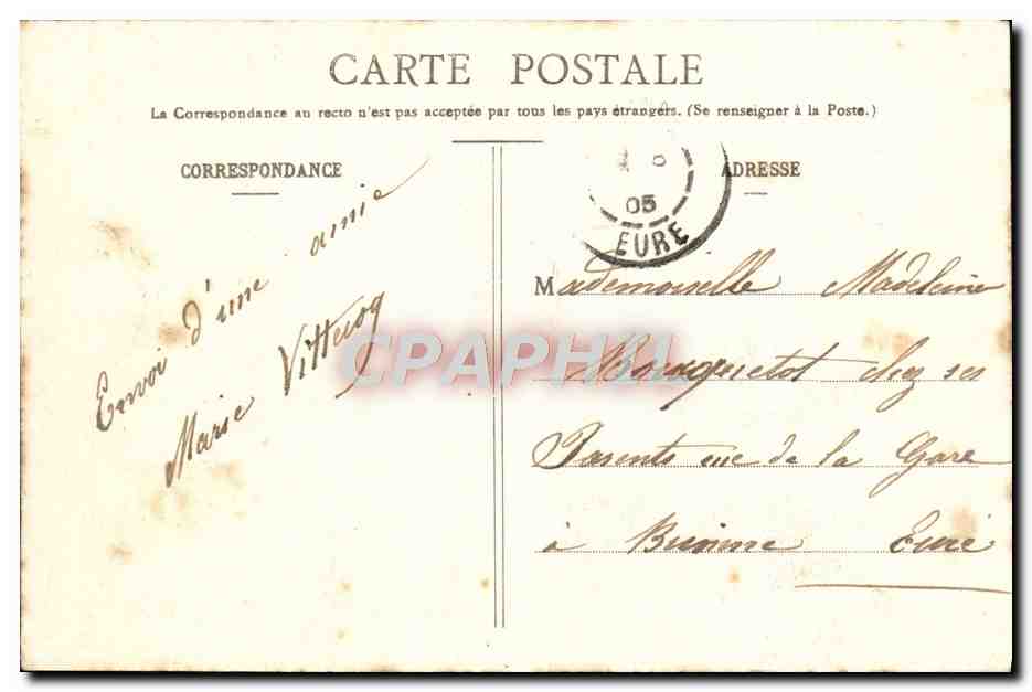 CPA Fantaisie Enfants — Rückseite