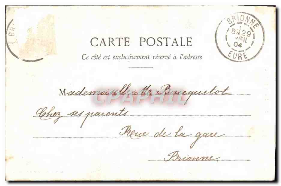 CPA Fantaisie Enfant Non Bons Bebes — Verso