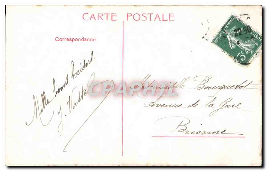 CPA Fantaisie Enfant — Verso