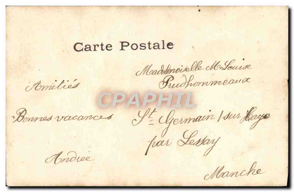 CPA Fantaisie Enfant Je Crois Que Maman vient de sortir — Rückseite
