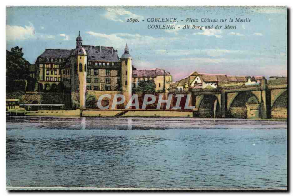 CPA Coblence Vieux Chateau Sur La Moselle