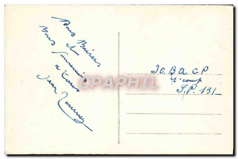 CPA Coblence Vieux Chateau Sur La Moselle — Rückseite