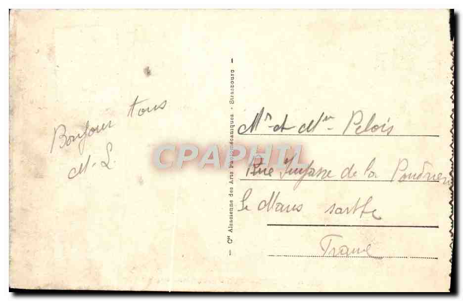 CPA Monte Carlo Les Jardins Et Le Casino — Verso